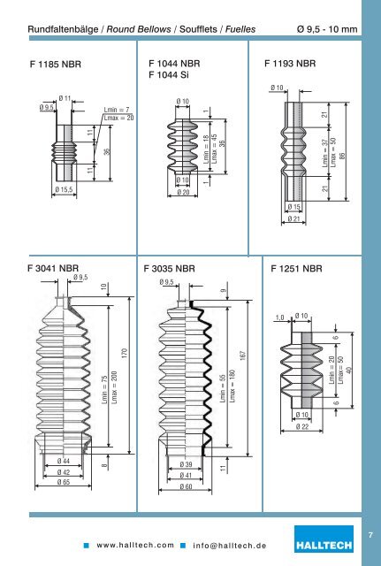 Bellows F 04.1 Catalog - Halltech