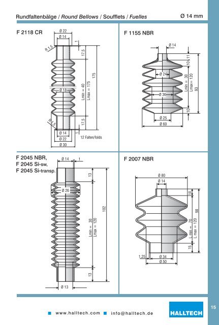 Bellows F 04.1 Catalog - Halltech