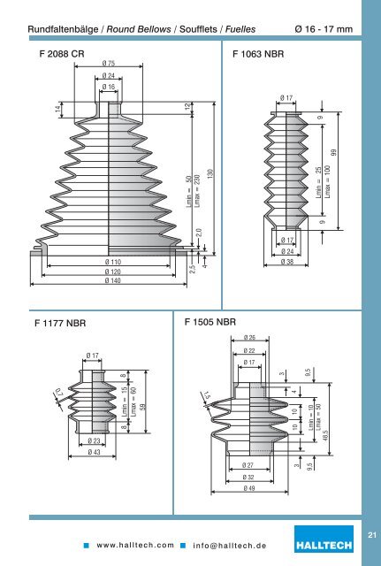 Bellows F 04.1 Catalog - Halltech