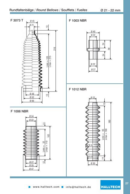 Bellows F 04.1 Catalog - Halltech