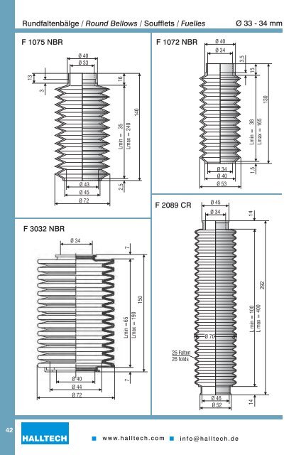 Bellows F 04.1 Catalog - Halltech