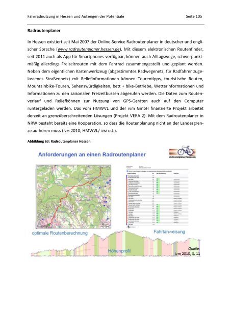 7. Chancen und Risiken für die Fahrradmobilität in Hessen