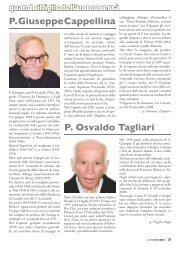 P. Giuseppe Cappellina P. Osvaldo Tagliari - Stimmatini