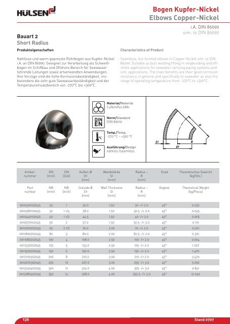 Bogen Aluminium Elbows Aluminium