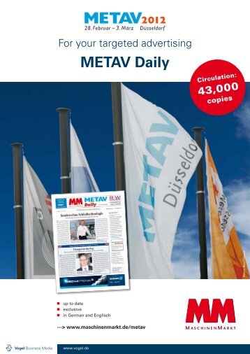 METAV Daily - Vogel Business Media