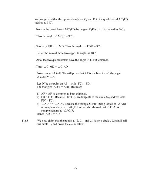 Malfatti-Steiner Problem I. A. Sakmar, University of ... - MAA Sections