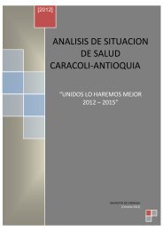 ACTUALIZACIÓN DEL DIAGNÓSTICO AÑO 2007 - Caracolí