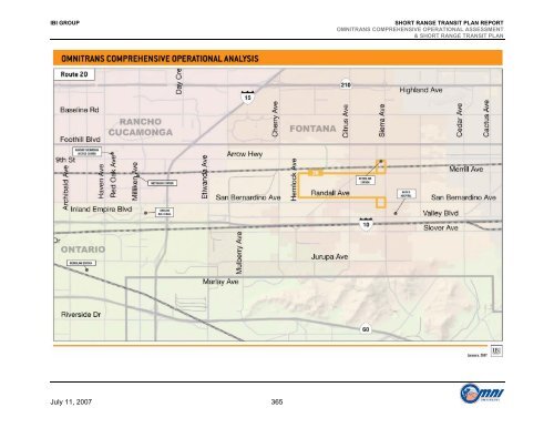 Short Range Transit Plan 2008-2013 - Omnitrans