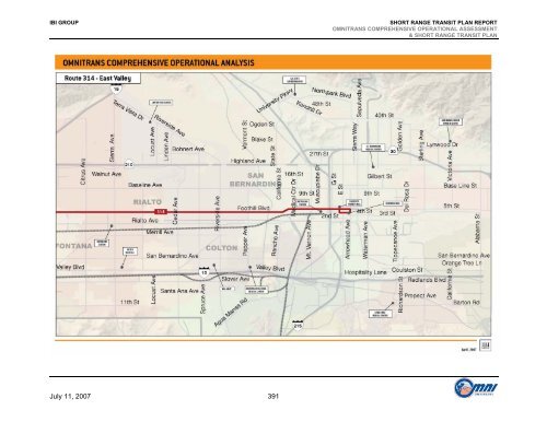 Short Range Transit Plan 2008-2013 - Omnitrans