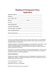 Wedding Policy - Arlington, MA