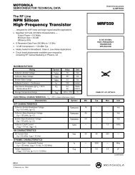 NPN Silicon High-Frequency Transistor MRF559