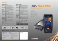 M3 Orange Datasheet - The Barcode Warehouse