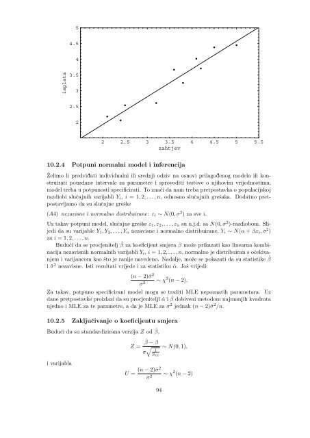 Vjerojatnost i matematička statistika - Poslijediplomski specijalistički ...