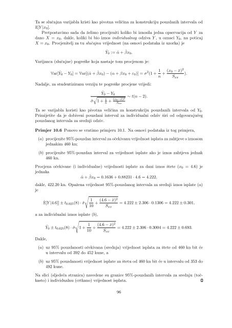 Vjerojatnost i matematička statistika - Poslijediplomski specijalistički ...