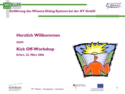 Herzlich Willkommen Kick Off-Workshop