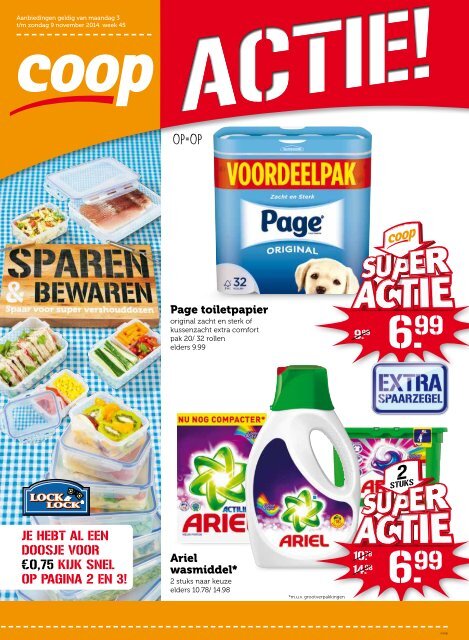 Coop folder 3 t/m 9 november 2014