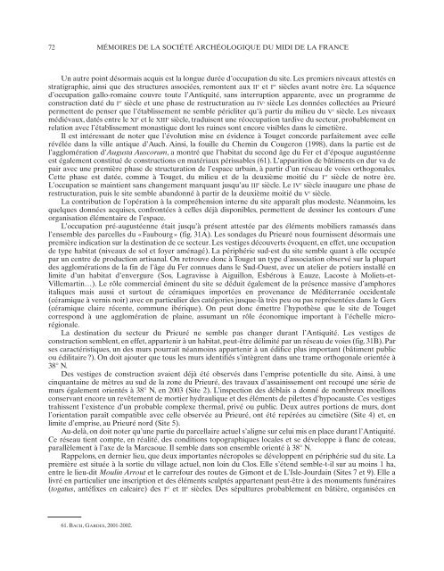 Couverture 2005 - AcadÃ©mies & SociÃ©tÃ©s Savantes de Toulouse