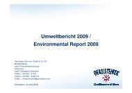 Umweltbericht 2009 / Environmental Report 2009 - Gerolsteiner ...