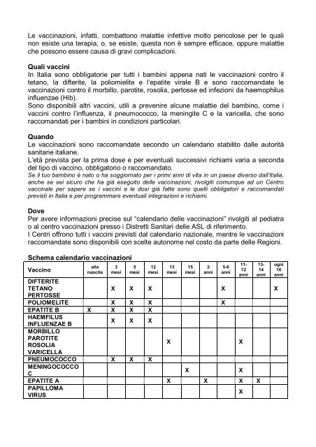 Guida pratica ai servizi sanitari e orientamento alla ... - Spazio Sociale