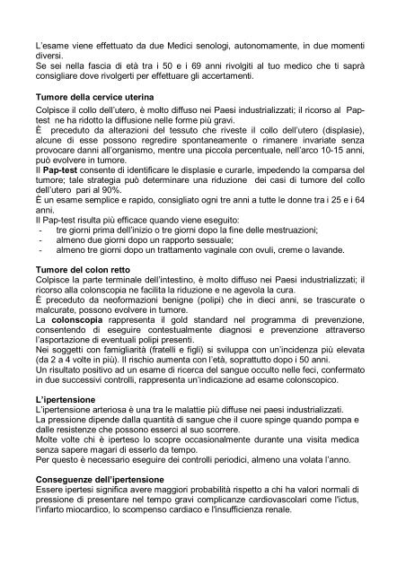 Guida pratica ai servizi sanitari e orientamento alla ... - Spazio Sociale