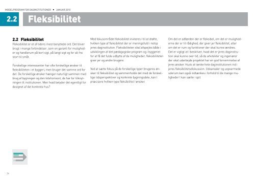 ModelprograM for daginstitutioner - JJW Arkitekter