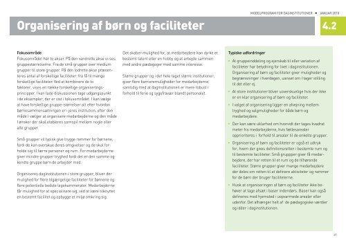 ModelprograM for daginstitutioner - JJW Arkitekter