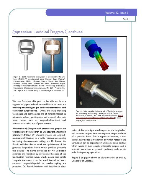 2012 Spring issue of Vibrations (pdf) - Ultrasonic Industry Association