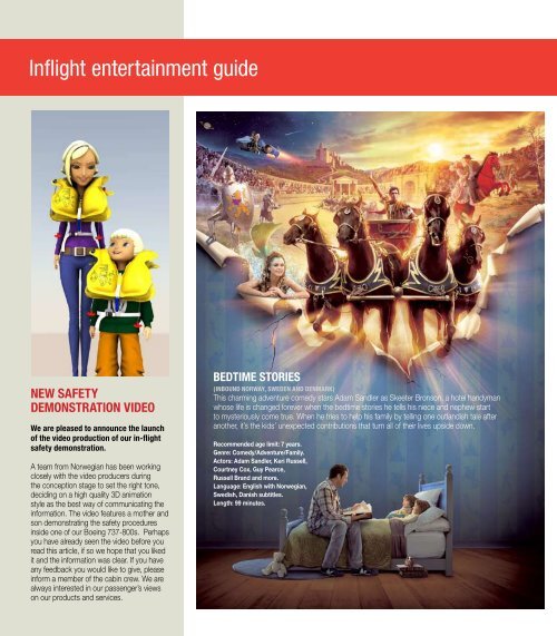 Inflight entertainment guide - Norwegian