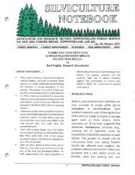 Correcting stem deformities in juvenile planted white spruce