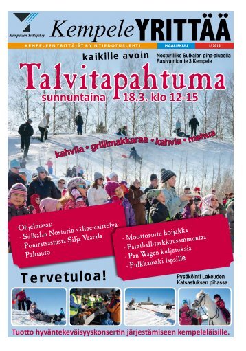 kempele yrittÃ¤Ã¤ maaliskuu 2012 - PudasjÃ¤rvi-lehti ja VKK-Media Oy