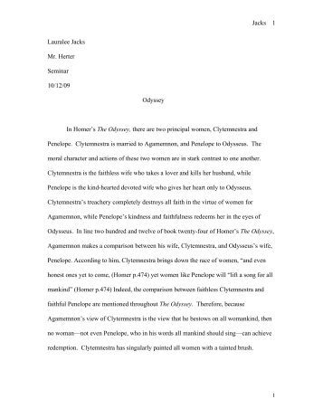 essays on the odyssey