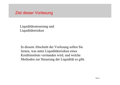 Dr. Bernd Walter – Kasseler Sparkasse - Gesamtbanksteuerung