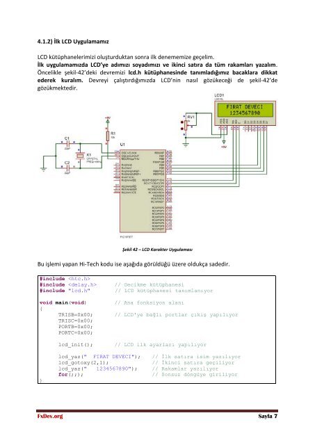 BÃLÃM 4 â KAREKTER LCD ve ADC Ä°ÅLEMLERÄ° - 320Volt