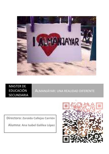 AlmanjÃ¡yar: una realidad diferente - Universidad de Granada