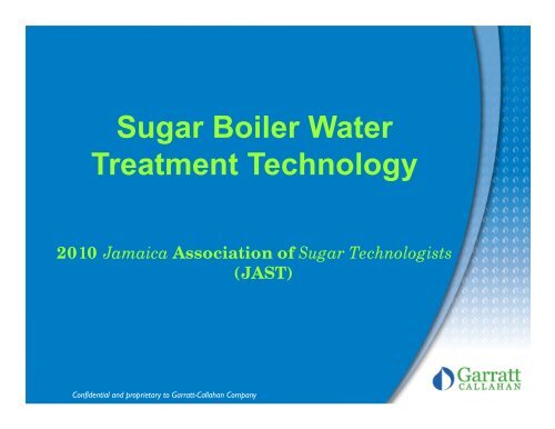 Boiler Water.pdf - The Jamaican Sugar Industry