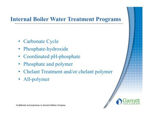 Boiler Water.pdf - The Jamaican Sugar Industry