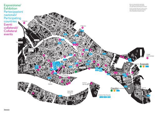 Mappa La Biennale Di Venezia