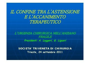 S. Martinolli (Trieste) - SocietÃ  Triveneta di Chirurgia