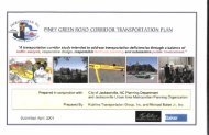 Piney Green Road Corridor Transportation Plan - JUMPO