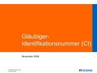 Gläubiger-Identifikationsnummer (CI)