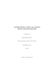 CALIBRATIONS of BETA and GAMMA DETECTOR EFFICIENCIES