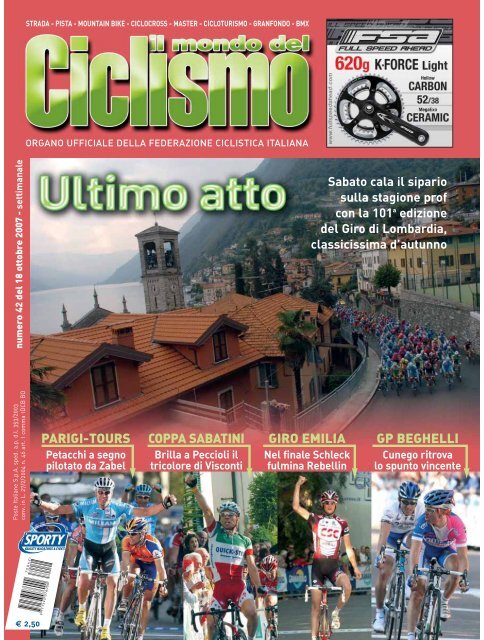 pista - mountain bike - ciclocross - Federazione Ciclistica Italiana