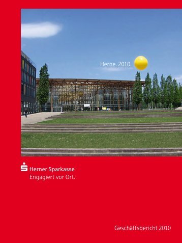 Geschäftsbericht 2010 Herne. 2010. - Herner Sparkasse