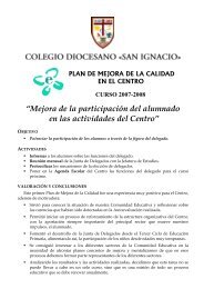 Curso 2007-2008 - Colegio Diocesano San Ignacio Ponferrada