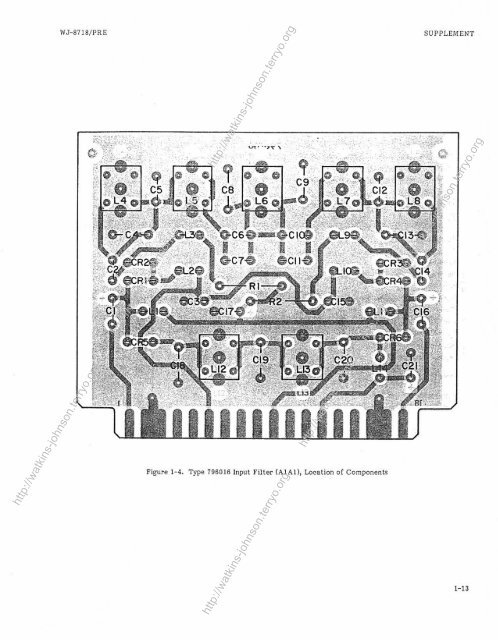 WJ-8718/PRE option manual - Watkins-Johnson - Terryo.org