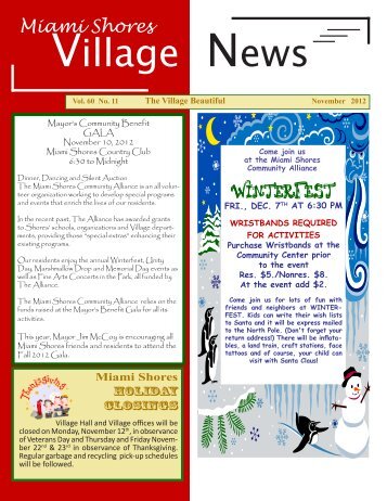 Village News - Miami Shores Village