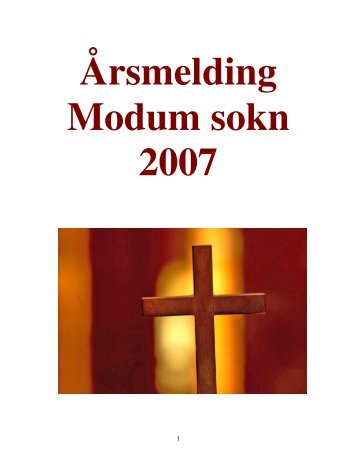 Ãrsmelding for 2007 - kirkene i modum