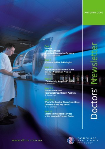 DHM newsletter supplied - Douglass Hanly Moir Pathology