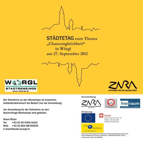 WÃ¶rgl StÃ¤dtetag Programm - Zara