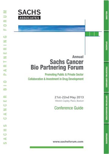 Sachs Cancer Bio Partnering Forum - Sachsforum.com